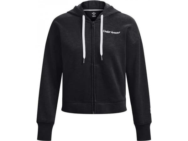 Under Armour Under Armour Essential Fleece Script FZ Hoodie 1374106-001 svart L