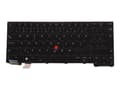 Miniatyrbild 1 av 2: Lite-On - Ersättningstangentbord för bärbar dator - med Trackpoint - bakgrundsbelyst - tjeckisk/slovakisk - svart - för ThinkPad L13 Gen 3 21B3, 21B4
