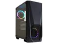 Miniatyrbild 1 av 5: Xilence X505.ARGB, Midi Tower, PC, Svart, ATX, micro ATX, Mini-ITX, Akrylnitrilbutadienstyren (ABS), Plast, Härdat glas, 120,140 mm