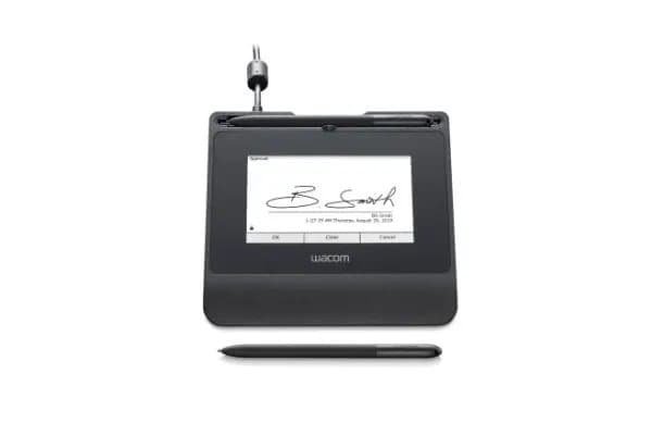 Wacom STU-540 - Signaturterminal med LCD-bildskärm - 10.8 x 6.5 cm - elektromagnetisk - kabelansluten - USB 2.0, seriell - svart