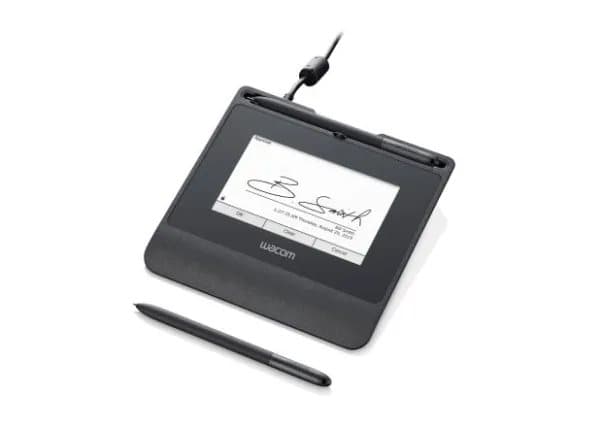 Wacom STU-540 - Signaturterminal med LCD-bildskärm - 10.8 x 6.5 cm - elektromagnetisk - kabelansluten - USB 2.0, seriell - svart