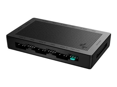 DeepCool SC790, Tuulettimen ohjain, Musta, 3-pin + 4-pin, SATA, Magneettinen, 60 mm