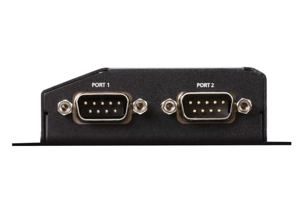 ATEN RS-232/422/485 säker enhetsserver med 2 portar, ?DC, 1,3 W, 1,19 W, 100 - 240 V, 50 - 60 hz, 9 - 48 V