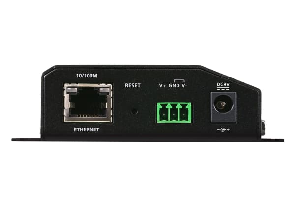 ATEN RS-232/422/485 säker enhetsserver med 2 portar, ?DC, 1,3 W, 1,19 W, 100 - 240 V, 50 - 60 hz, 9 - 48 V