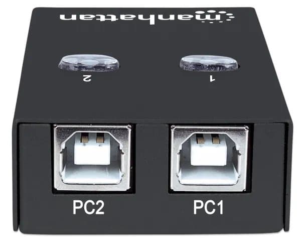 Manhattan 162005, USB 2.0, USB Typ B, 480 Mbit/s, Vit, Akrylnitrilbutadienstyren (ABS), 1,5 m, FCC CE RoHS WEEE