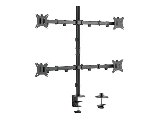 Equip 650159, Klemmer, 36 kg, 43,2 cm (17"), 81,3 cm (32"), 100 x 100 mm, Sort Sort