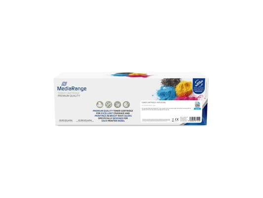 MediaRange - Cyan - kompatibel - boks - tonerpatron (alternativ for: HP CF541X) - for HP Color LaserJet Pro M254dw, M254nw, MFP M280nw, MFP M281fdn,