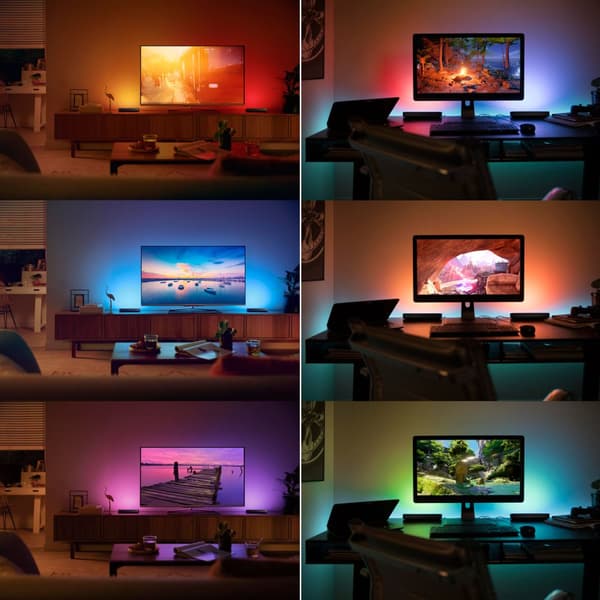 Philips Hue White och Color Ambiance Play ljusskena 2-pack