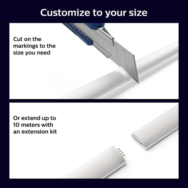 Philips Hue White och Color Ambiance Ambiance gradient lightstrip 2 meter
