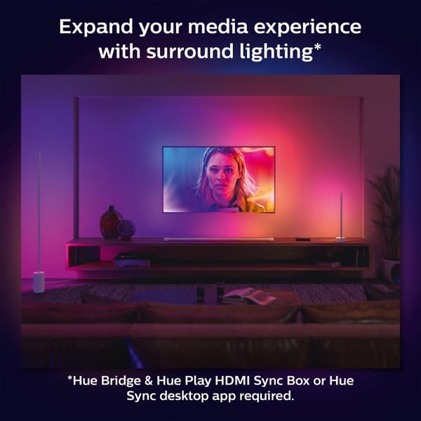 Philips Hue White och Color Ambiance Signe gradient bordslampa