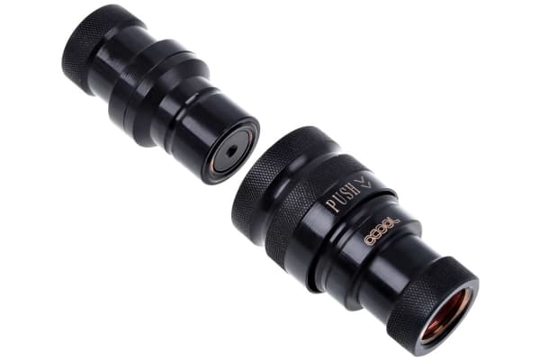 Alphacool Eiszapfen Connector Series Quick Release Connector Kit - Armatur for væskekjølesystem - mørkesvart
