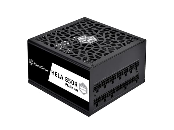 SilverStone HELA 850R Platinum - Strømforsyning (intern) - Cybenetics Platinum, PCIe 5.0, fully modular - ATX12V 3.0/ EPS12V/ PS/2 - AC 100-240 V - 8