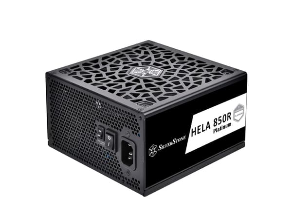 SilverStone HELA 850R Platinum - Strømforsyning (intern) - Cybenetics Platinum, PCIe 5.0, fully modular - ATX12V 3.0/ EPS12V/ PS/2 - AC 100-240 V - 8