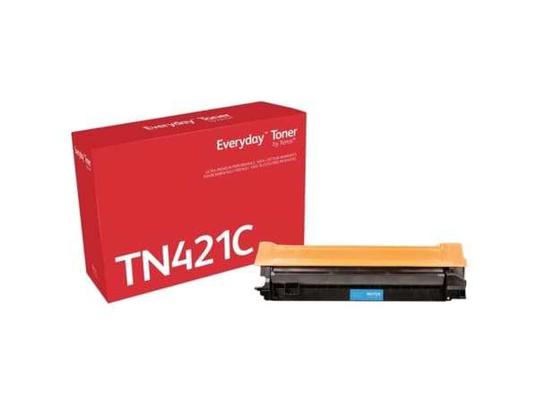 Everyday ™ Cyan Toner by compatible with Brother TN-421C, Standard capacity, 1800 pages, Cyan, 1 pc(s)