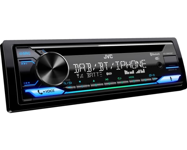 JVC KD-DB922BT, Musta, 1 DIN, 200 W, 7.1 kanavaa, 50 W, CD, CD-RW