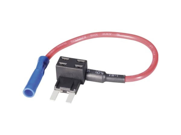 TRU COMPONENTS Fladsikringsadapter Fladsikring mini 15 A 1.5 mm² 1 stk