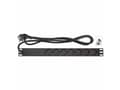 Miniatyrbilde 5 av 5: Intellinet stikkontaktlist 7x 2m kabel 1U overspenning