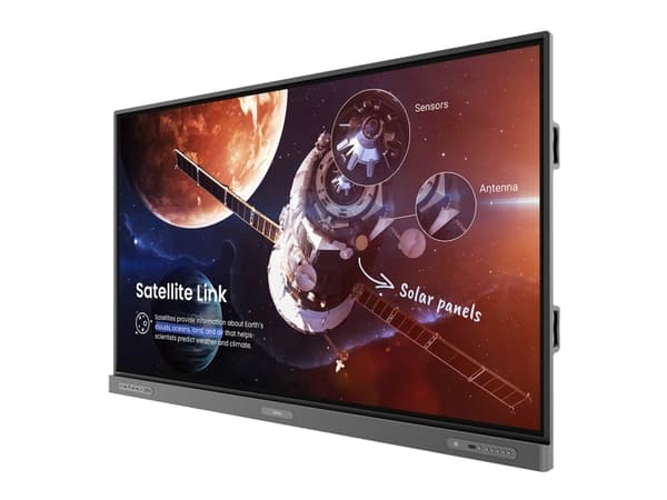 BenQ Pro Series RP8603 - 86" Diagonal klass LED-bakgrundsbelyst LCD-skärm - interaktiv - med pekskärm (multitouch) - 4K UHD (2160p) 3840 x 2160 - Dir