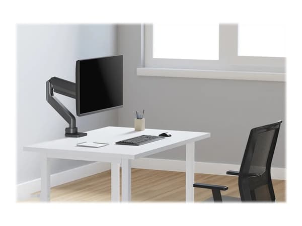Neomounts DS70-450BL1 - Monteringssats (vridbar arm, öppningsring, övre fästklämma) - fullständig rörelse - för LCD-display - svart - skärmstorlek: 1