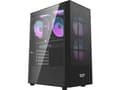 Miniatyrbild 3 av 3: Darkflash A290 computer case (black) + 3 fans
