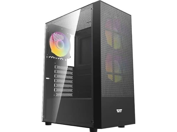 Darkflash A290 computer case (black) + 3 fans