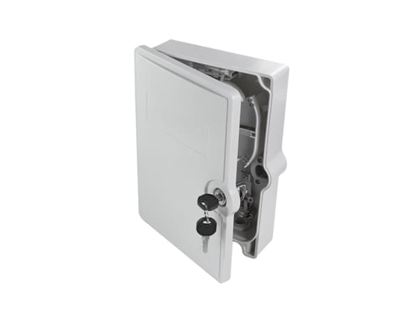 LogiLink FB124LC, Grå, Akrylnitrilbutadienstyren (ABS), IP55, LC/APC, CE, 192,5 mm