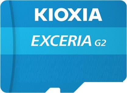 KIOXIA EXCERIA G2 - Flashminnekort - 128 GB - A1 / Video Class V30 / UHS-I U3 / Class10 - microSDXC UHS-I U3