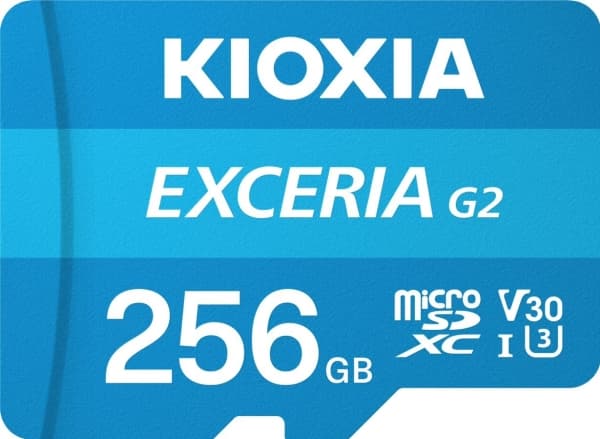KIOXIA EXCERIA G2 - Flashminnekort - 256 GB - A1 / Video Class V30 / UHS-I U3 / Class10 - microSDXC UHS-I U3