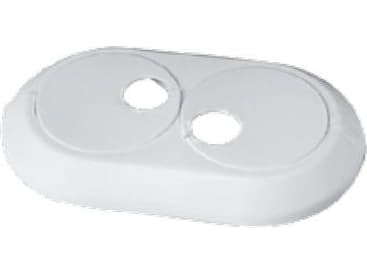 Capricorn Double rosette, white, diameter 22 (9-2220-022-00-01-01)