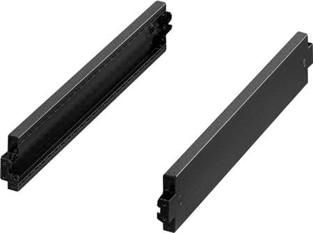 Rittal 8640.031, Sokkeldeksel, Sort, Stål, VX, 400 mm, 100 mm
