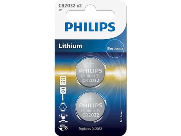 Philips Minicells CR2032P2 - Batteri 2 x CR2032 - Li - 210 mAh