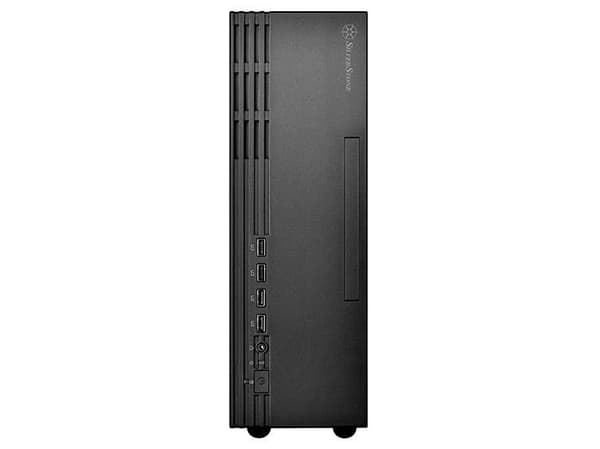 Silverstone MILO 11, Skrivbord, PC, Vit, micro ATX, Mini-ITX, Plast, Stål, 9 cm