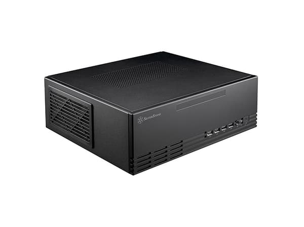 Silverstone MILO 11, Skrivbord, PC, Vit, micro ATX, Mini-ITX, Plast, Stål, 9 cm Vit
