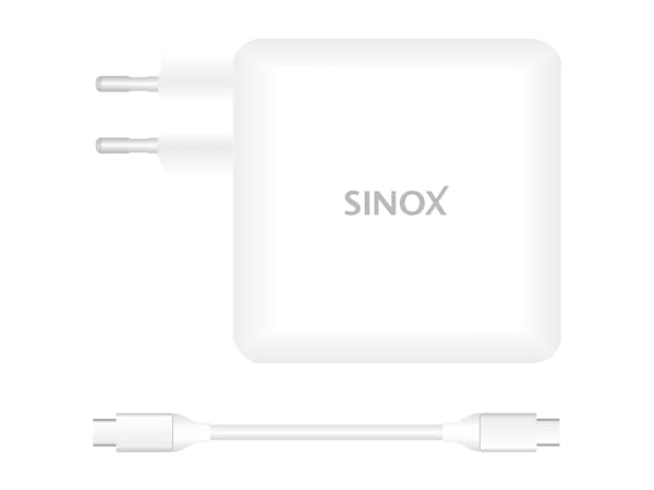 Sinox - Replacement - strømadapter - AC 100-240 V - 87 watt - for Apple MacBook Pro 15.4" (Late 2016, Mid 2017, Mid 2018, Mid 2019); MacBook Pro 16"