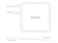 Miniatyrbilde 1 av 5: Sinox - Replacement - strømadapter - AC 100-240 V - 87 watt - for Apple MacBook Pro 15.4" (Late 2016, Mid 2017, Mid 2018, Mid 2019); MacBook Pro 16"