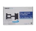 Miniatyrbilde 3 av 5: Sinox One SOB0152 - Monteringssett (leddarm, adapterplate) - for flatpanel - svart - skjermstørrelse: 23"-42"