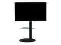 Miniatyrbilde 2 av 5: Sinox StandView SWB7160 - Stativ - for LCD-skjerm - aluminium, børstet stål - svart - skjermstørrelse: 26"-55" - plassering på gulv
