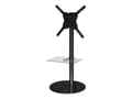 Miniatyrbilde 1 av 5: Sinox StandView SWB7160 - Stativ - for LCD-skjerm - aluminium, børstet stål - svart - skjermstørrelse: 26"-55" - plassering på gulv