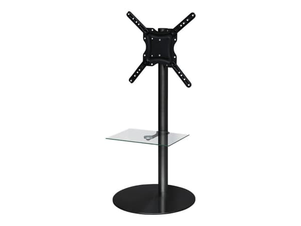 Sinox StandView SWB7160 - Stativ - for LCD-skjerm - aluminium, børstet stål - svart - skjermstørrelse: 26"-55" - plassering på gulv