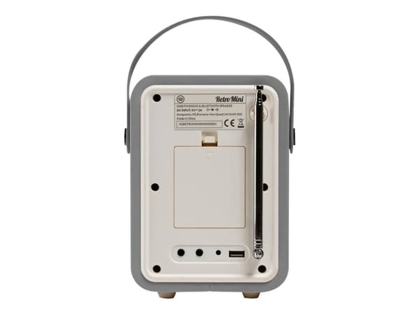 VQ Retro Mini radio. Lys Grå