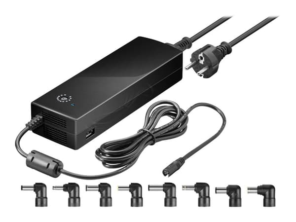 goobay NTS 150 W multi USB EuP 8.5A - Verkkolaitesovitin - AC 100-240 V - 150 Watt - musta musta