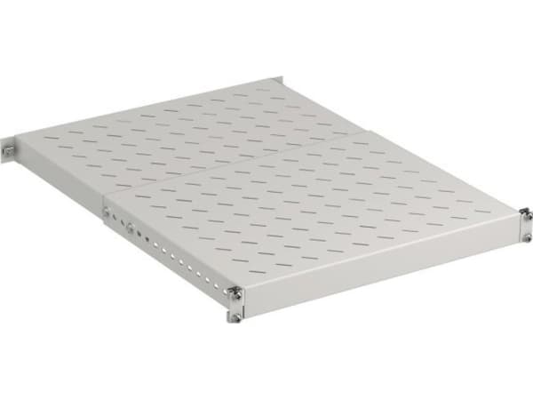 EFB Elektronik 691653GR.80, Rackhylle, Grå, Stål, 150 kg, 1U, 48,3 cm (19")