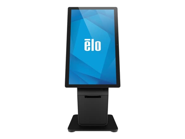 Elo Wallaby Pro Self-Service Countertop Stand - Ställ - för butiksterminal - svart/silver - skärmstorlek: 22"-27" - golvstående