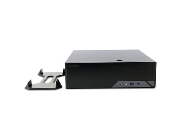 Antec VSK 2000-U3 - SFF - micro ATX - ingen strömförsörjning - svart - USB/ljud