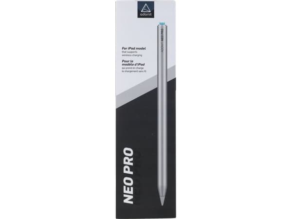 Adonit Neo Pro, Grafisk tablet, Apple, Silver, iPad Pro 11" (1st/2nd/3rd Gen) iPad Pro 12.9" (3rd/4th/5th Gen) iPad mini 6th iPad Air (4th/5th Gen),