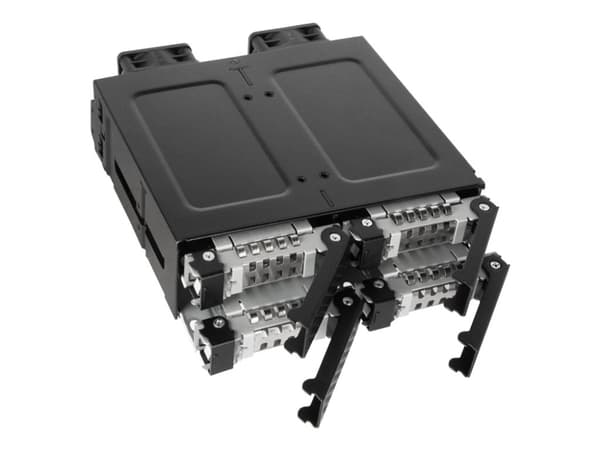 ICY Dock ToughArmor MB699VP-B V3 - Oppbevaringsenhetshus - 2,5" - PCIe 4.0 - U.2, U.3 - svart