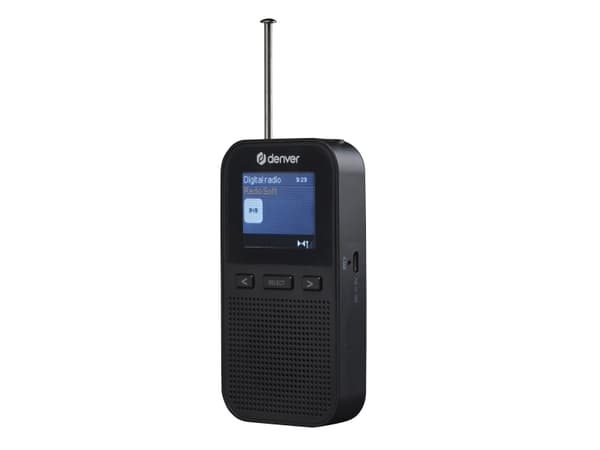 DENVER DAH-126 - Bærbar DAB-radio - 1 watt
