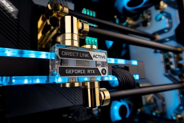 EK Water Blocks 3831109899205, Vannblokker-bro, Akryl, Gjennomsiktig, 1/4", Vector² GPU Water blocks, 41 mm