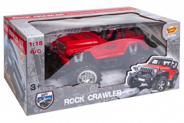 RC kallioryömijä auto punainen