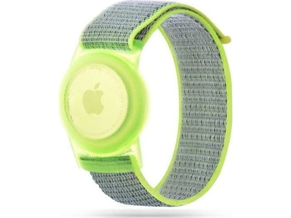 Tech-Protect TECH-PROTECT NYLON FOR KIDS APPLE AIRTAG LIME